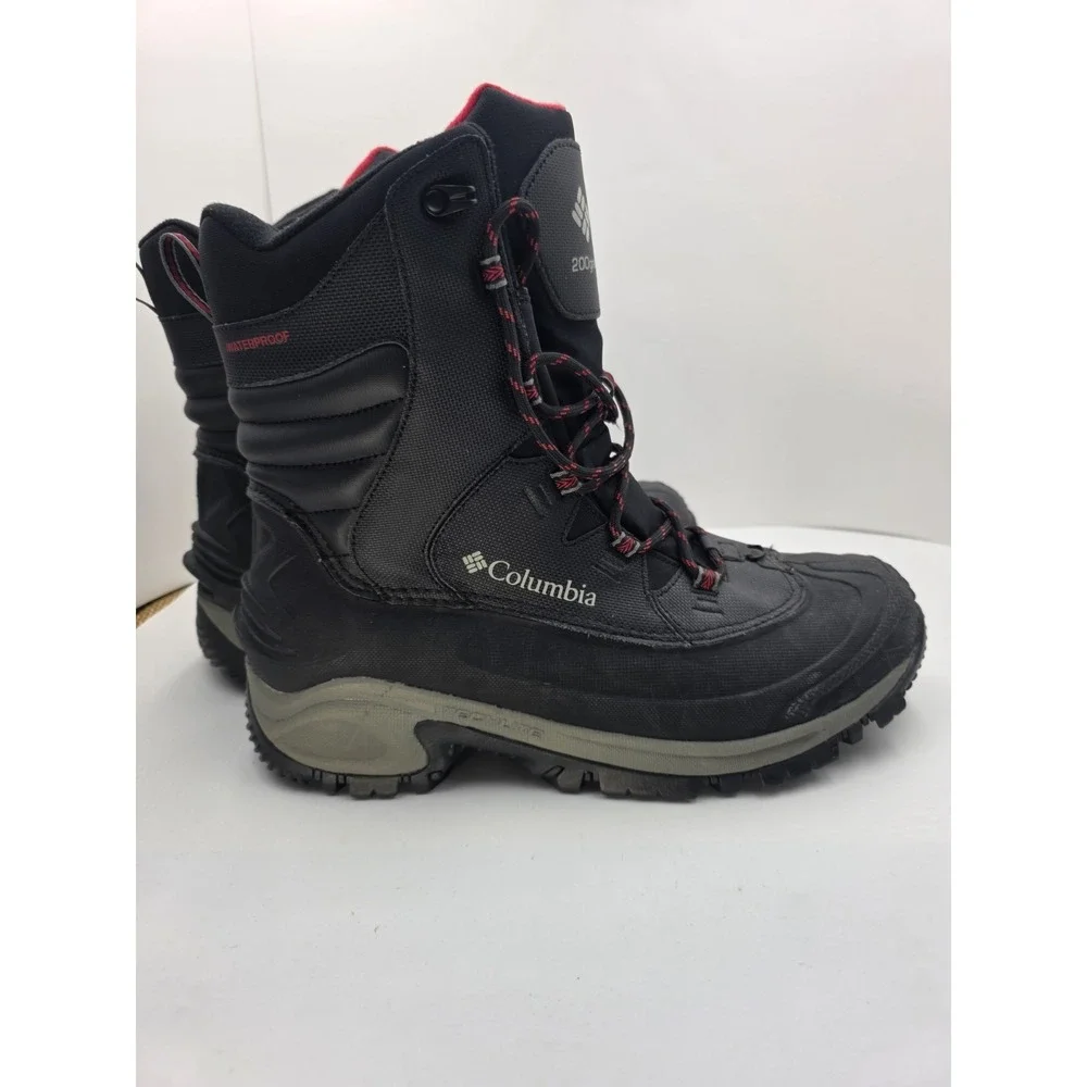 Columbia Bugaboot III Snow Boots Mens 12 Waterproof 200g Insulated Black Red